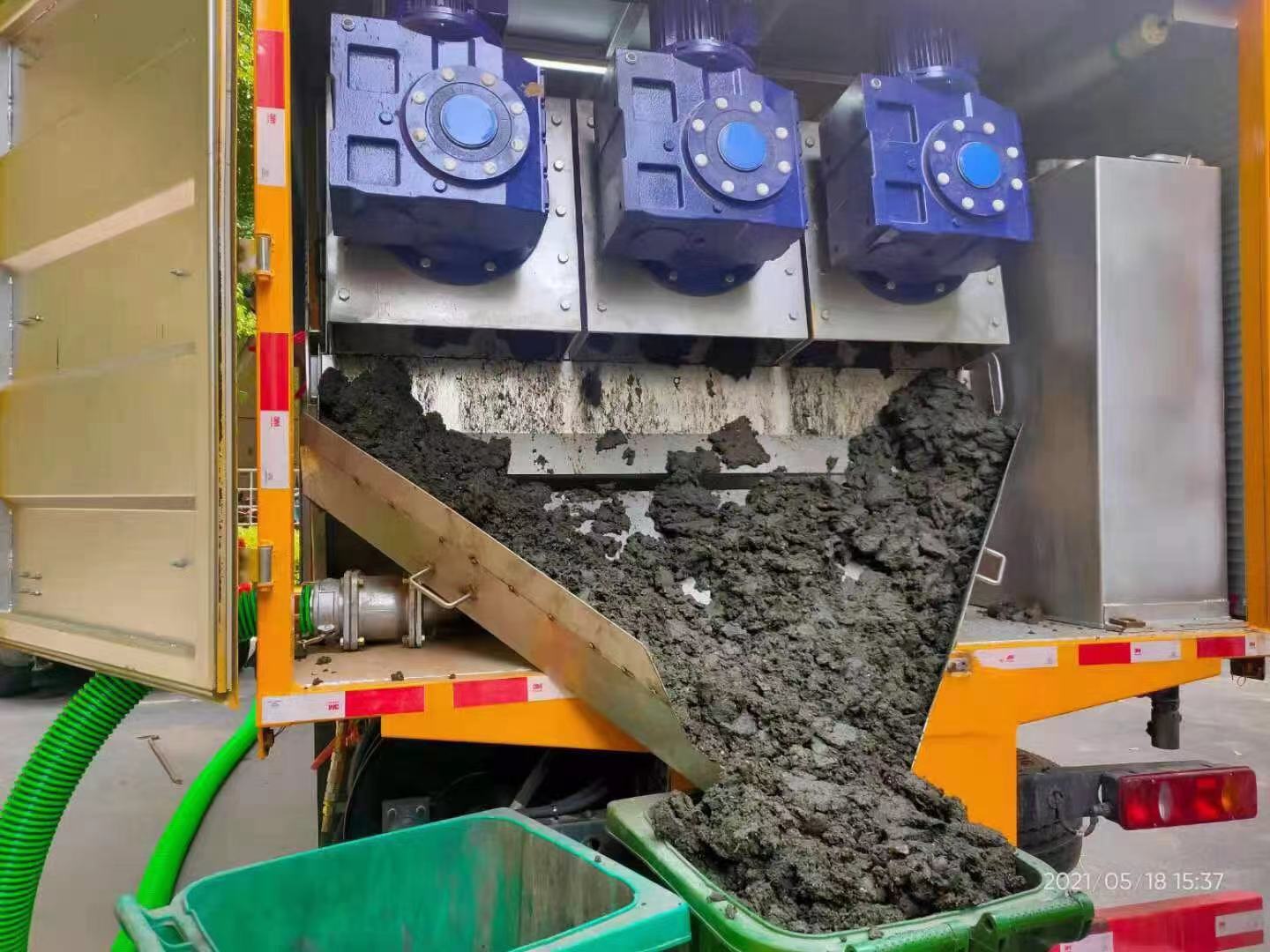 大岭山镇化粪池清掏城市维护站-泥浆净化干湿分离处理